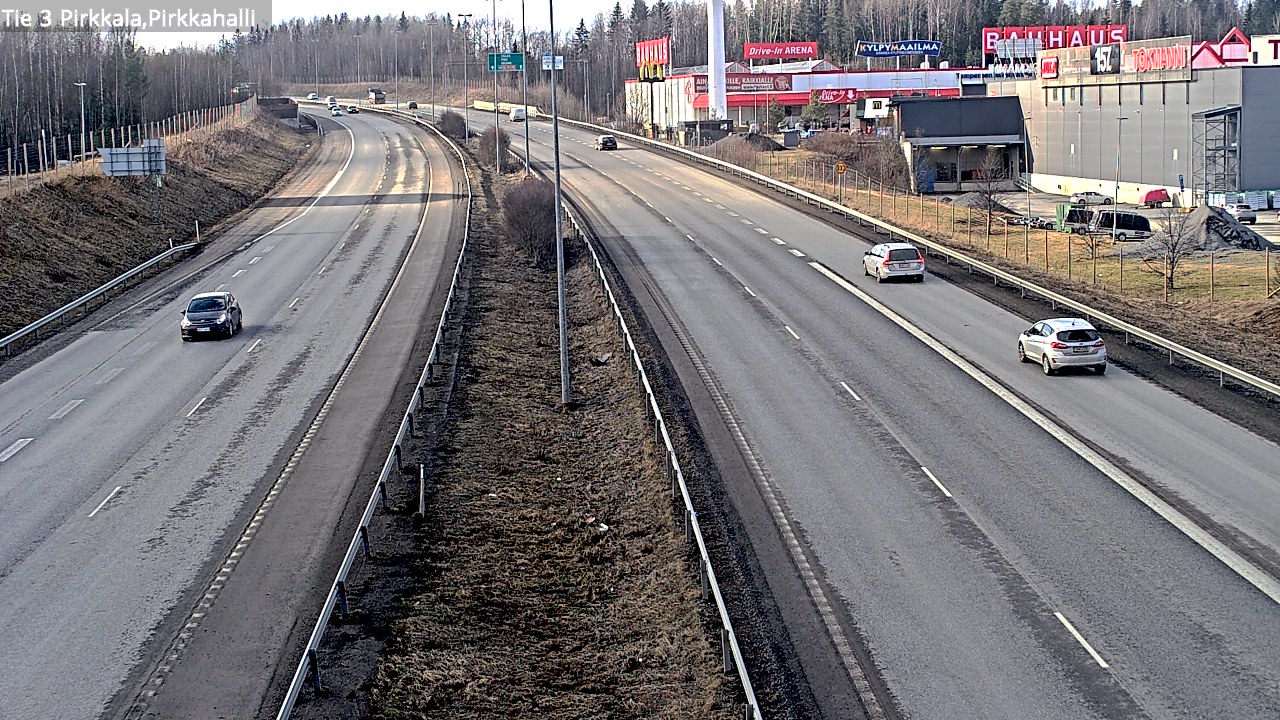 Weather Camera Image Väg 3 Birkala, Pirkkahalli, Pirkkala, Pirkanmaa