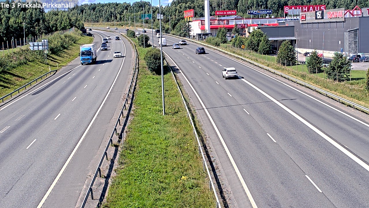 Kelikamerat Kuva Tie 3 Pirkkala, Pirkkahalli, Pirkkala, Pirkanmaa