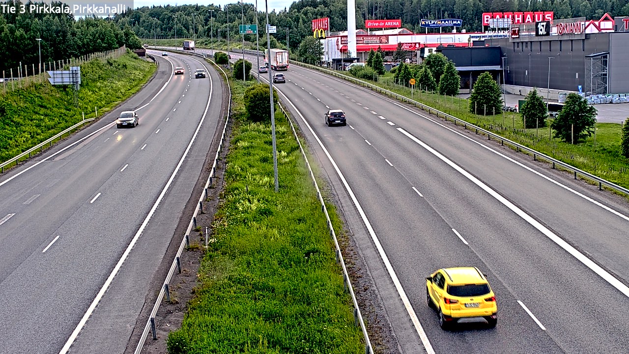 Kelikamerat Kuva Tie 3 Pirkkala, Pirkkahalli, Pirkkala, Pirkanmaa