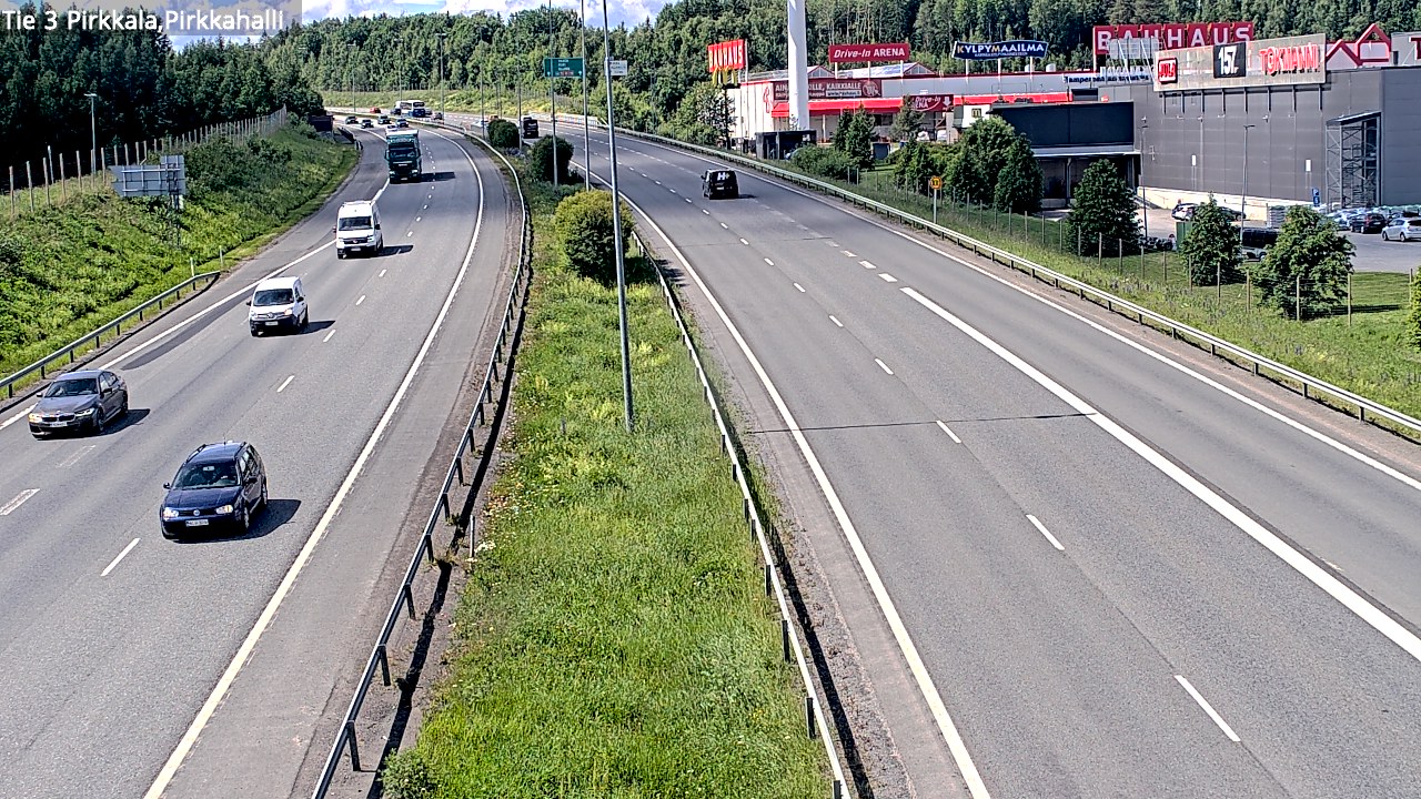 Kelikamerat Kuva Tie 3 Pirkkala, Pirkkahalli, Pirkkala, Pirkanmaa