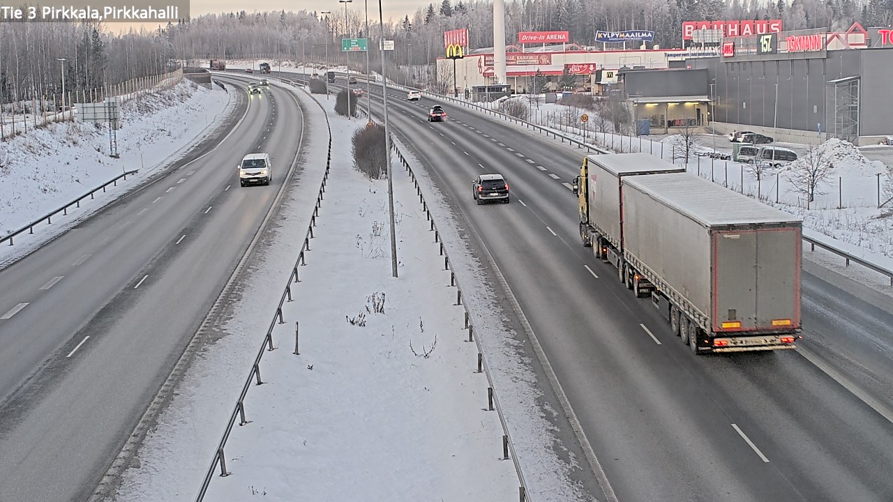 Weather Camera Image Väg 3 Birkala, Pirkkahalli, Pirkkala, Pirkanmaa