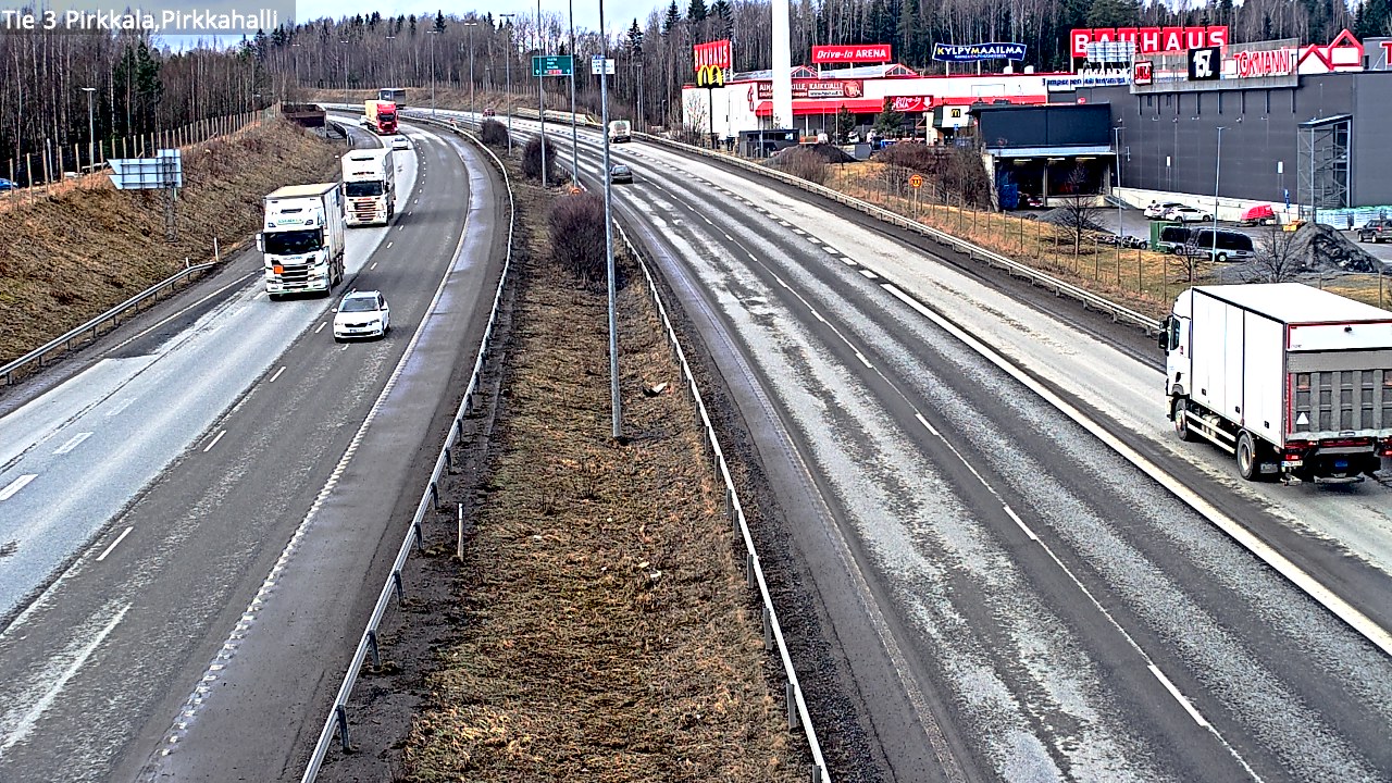 Weather Camera Image Väg 3 Birkala, Pirkkahalli, Pirkkala, Pirkanmaa