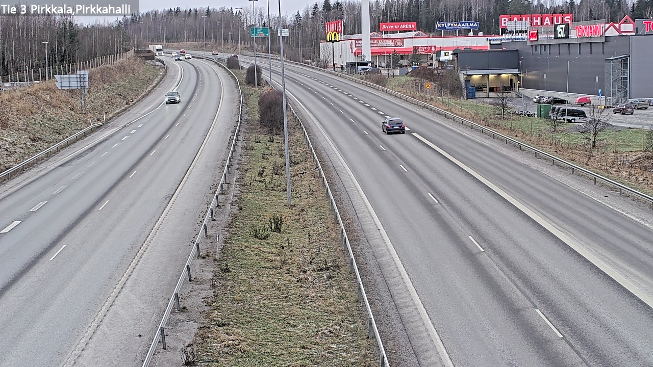 Kelikamerat Kuva Tie 3 Pirkkala, Pirkkahalli, Pirkkala, Pirkanmaa