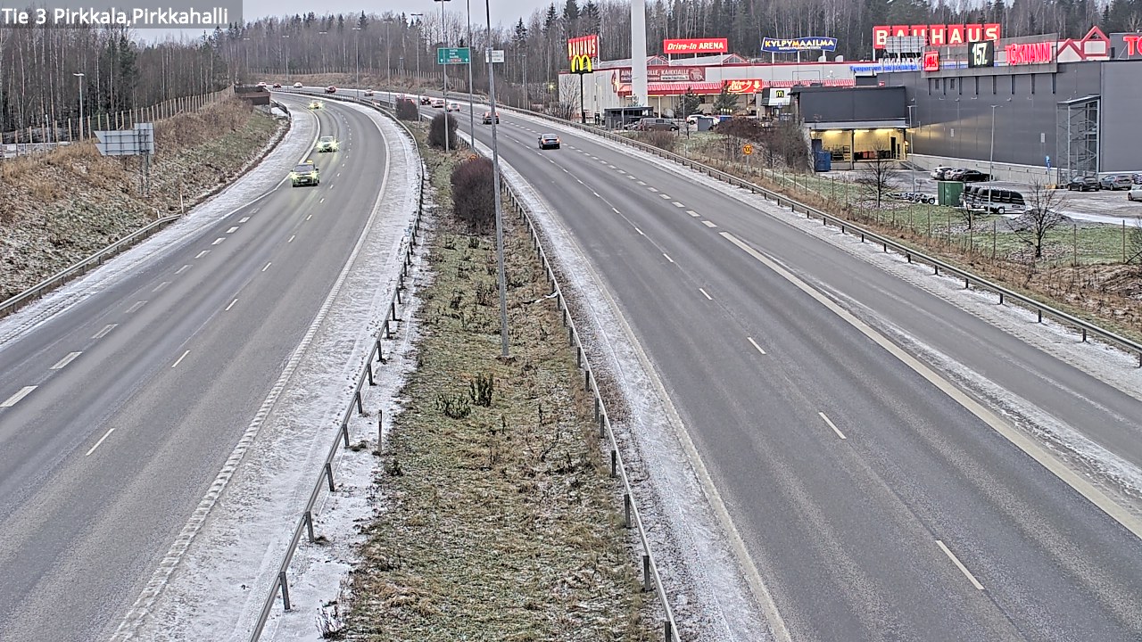 Kelikamerat Kuva Tie 3 Pirkkala, Pirkkahalli, Pirkkala, Pirkanmaa