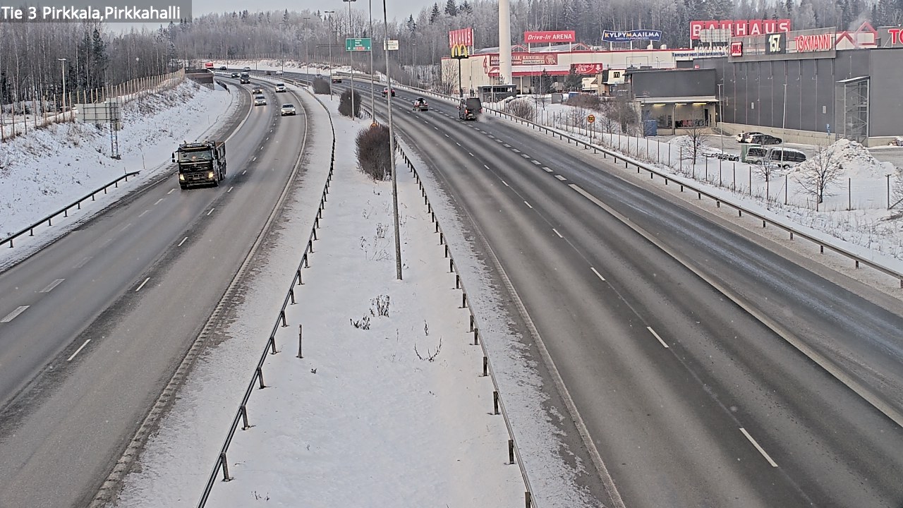 Weather Camera Image Väg 3 Birkala, Pirkkahalli, Pirkkala, Pirkanmaa