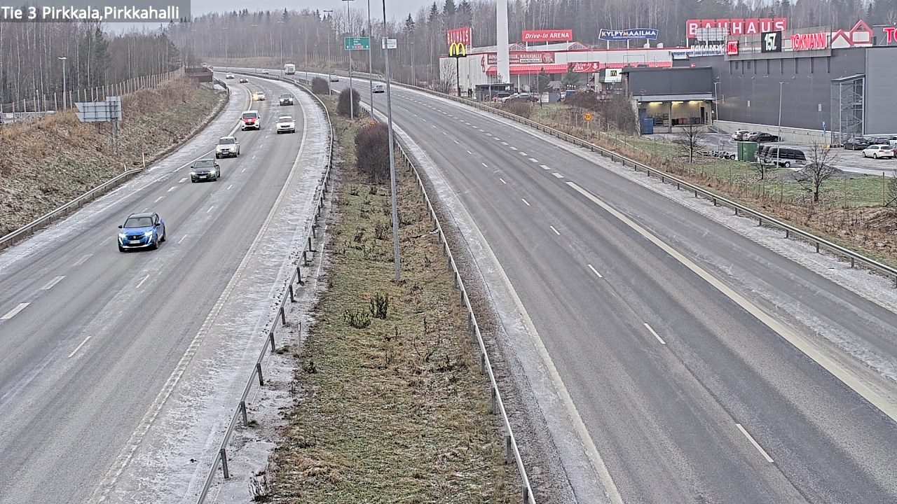 Kelikamerat Kuva Tie 3 Pirkkala, Pirkkahalli, Pirkkala, Pirkanmaa