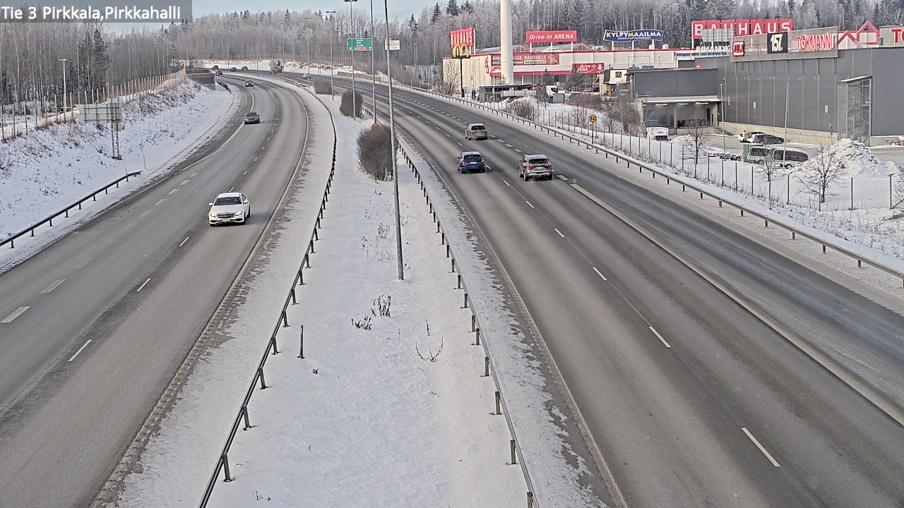 Weather Camera Image Väg 3 Birkala, Pirkkahalli, Pirkkala, Pirkanmaa