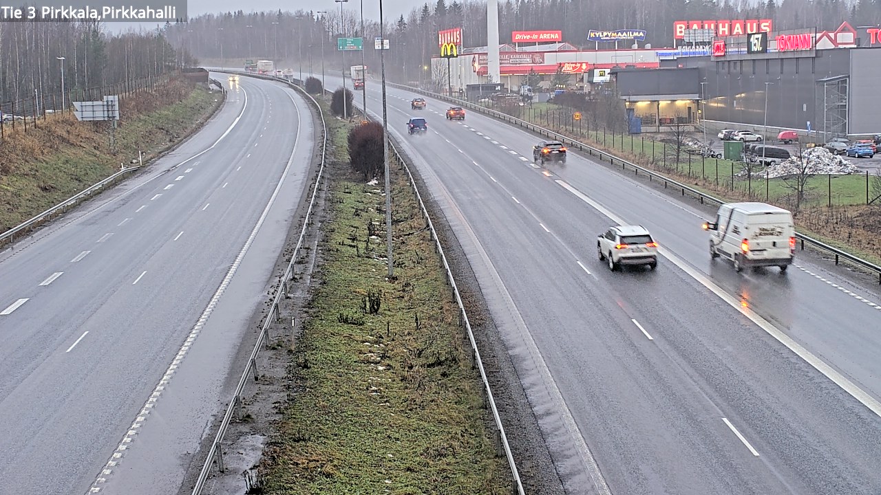 Weather Camera Image Väg 3 Birkala, Pirkkahalli, Pirkkala, Pirkanmaa