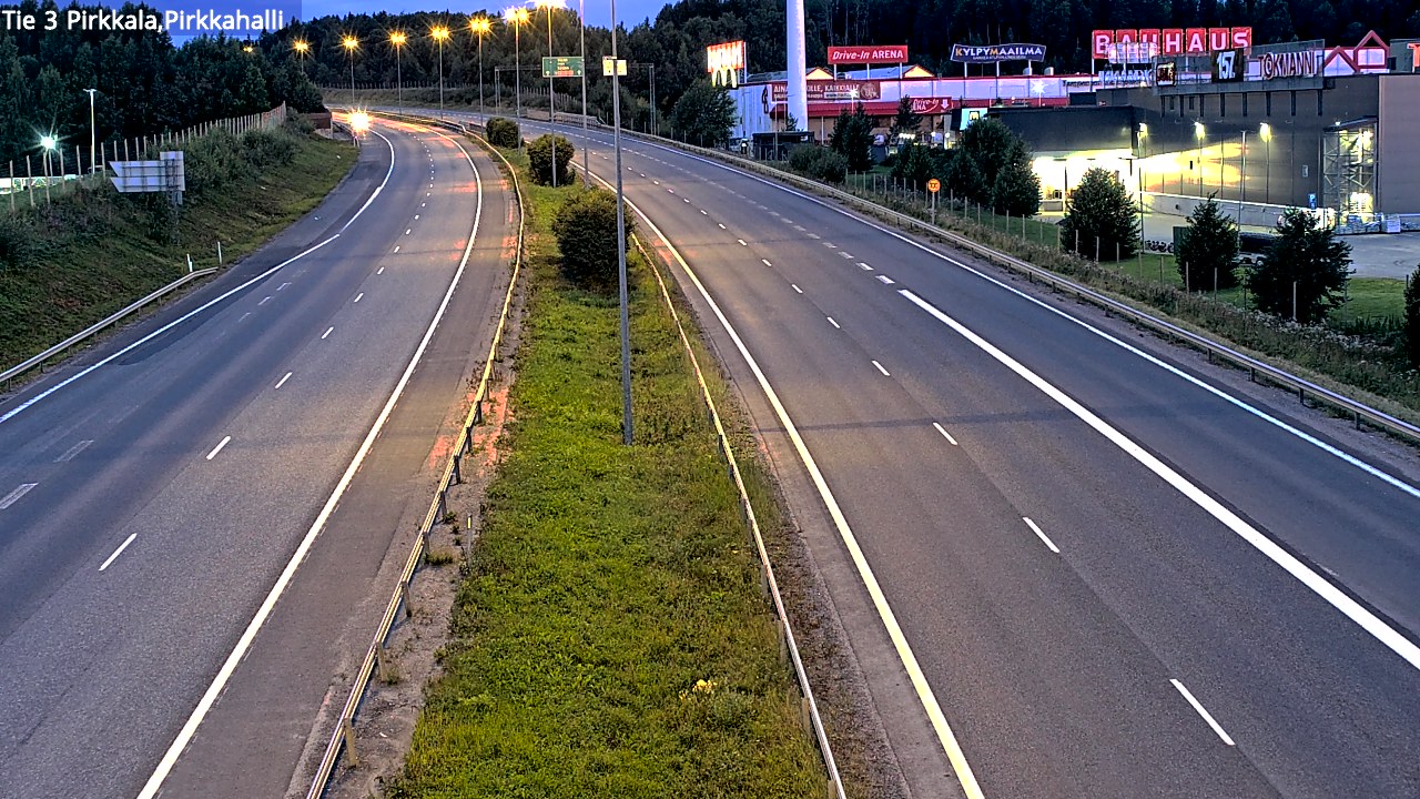 Kelikamerat Kuva Tie 3 Pirkkala, Pirkkahalli, Pirkkala, Pirkanmaa