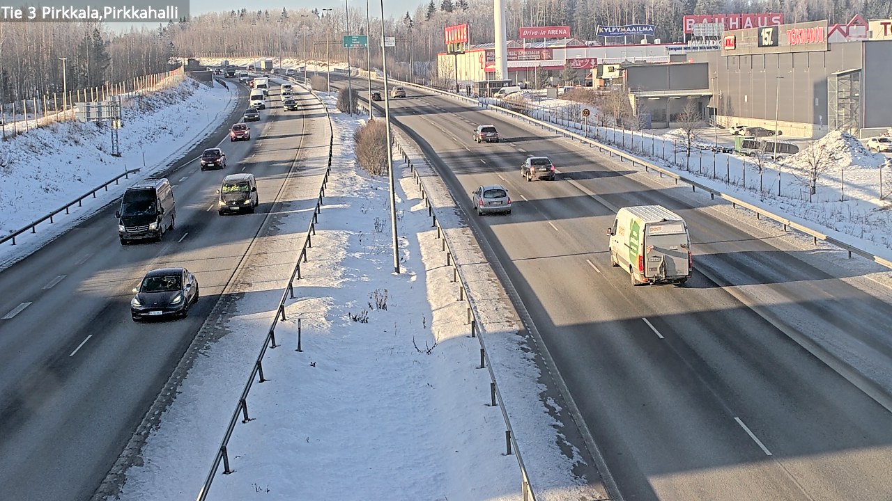 Weather Camera Image Väg 3 Birkala, Pirkkahalli, Pirkkala, Pirkanmaa