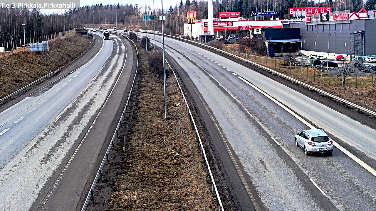 Weather Camera Image Väg 3 Birkala, Pirkkahalli, Pirkkala, Pirkanmaa