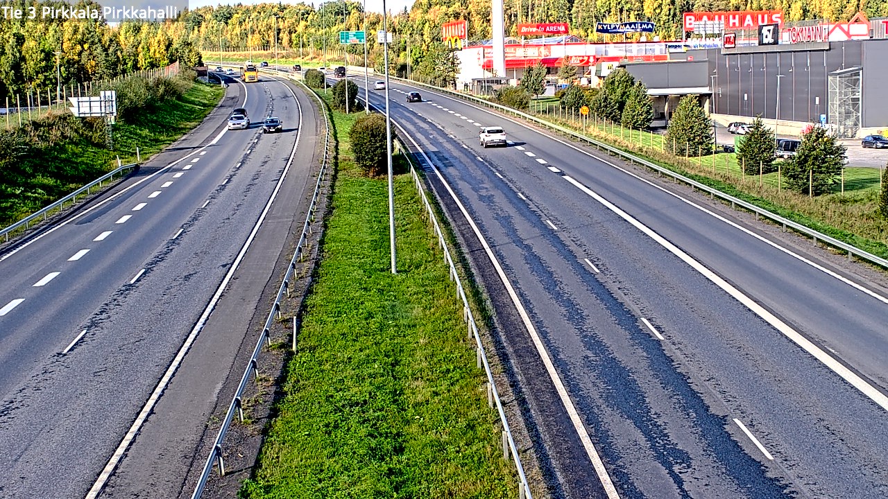 Kelikamerat Kuva Tie 3 Pirkkala, Pirkkahalli, Pirkkala, Pirkanmaa