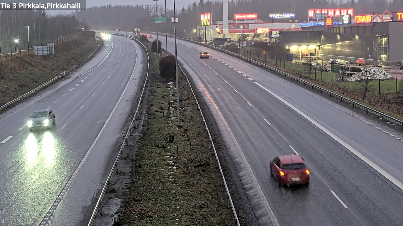 Weather Camera Image Väg 3 Birkala, Pirkkahalli, Pirkkala, Pirkanmaa