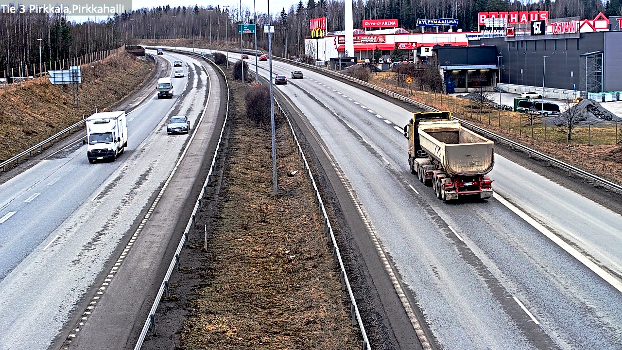 Kelikamerat Kuva Tie 3 Pirkkala, Pirkkahalli, Pirkkala, Pirkanmaa
