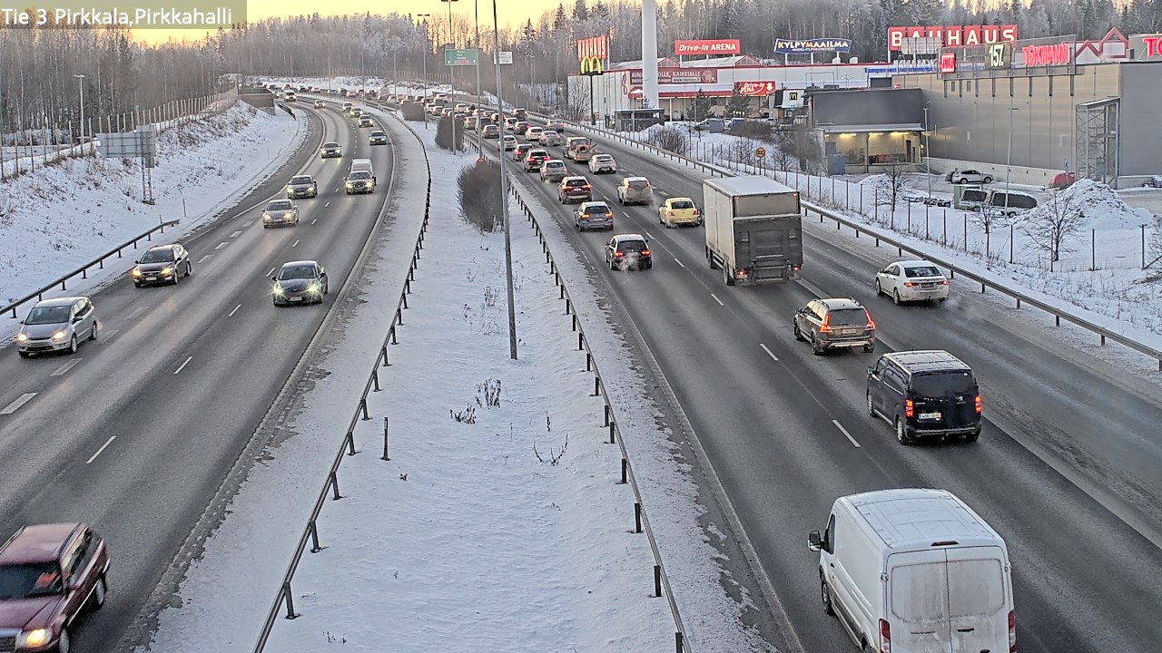 Weather Camera Image Väg 3 Birkala, Pirkkahalli, Pirkkala, Pirkanmaa