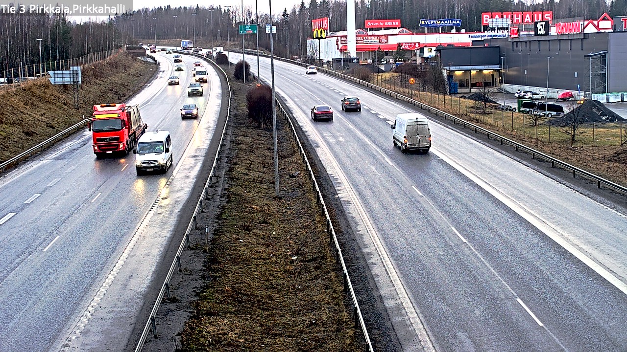 Kelikamerat Kuva Tie 3 Pirkkala, Pirkkahalli, Pirkkala, Pirkanmaa