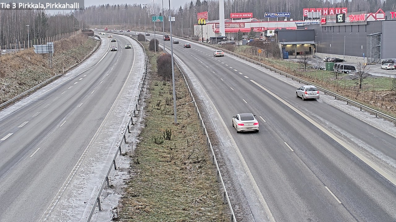 Kelikamerat Kuva Tie 3 Pirkkala, Pirkkahalli, Pirkkala, Pirkanmaa