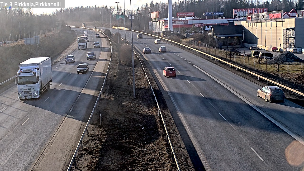 Weather Camera Image Road 3 Pirkkala, Pirkkahalli, Pirkkala, Pirkanmaa