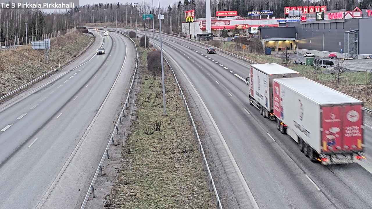 Kelikamerat Kuva Tie 3 Pirkkala, Pirkkahalli, Pirkkala, Pirkanmaa