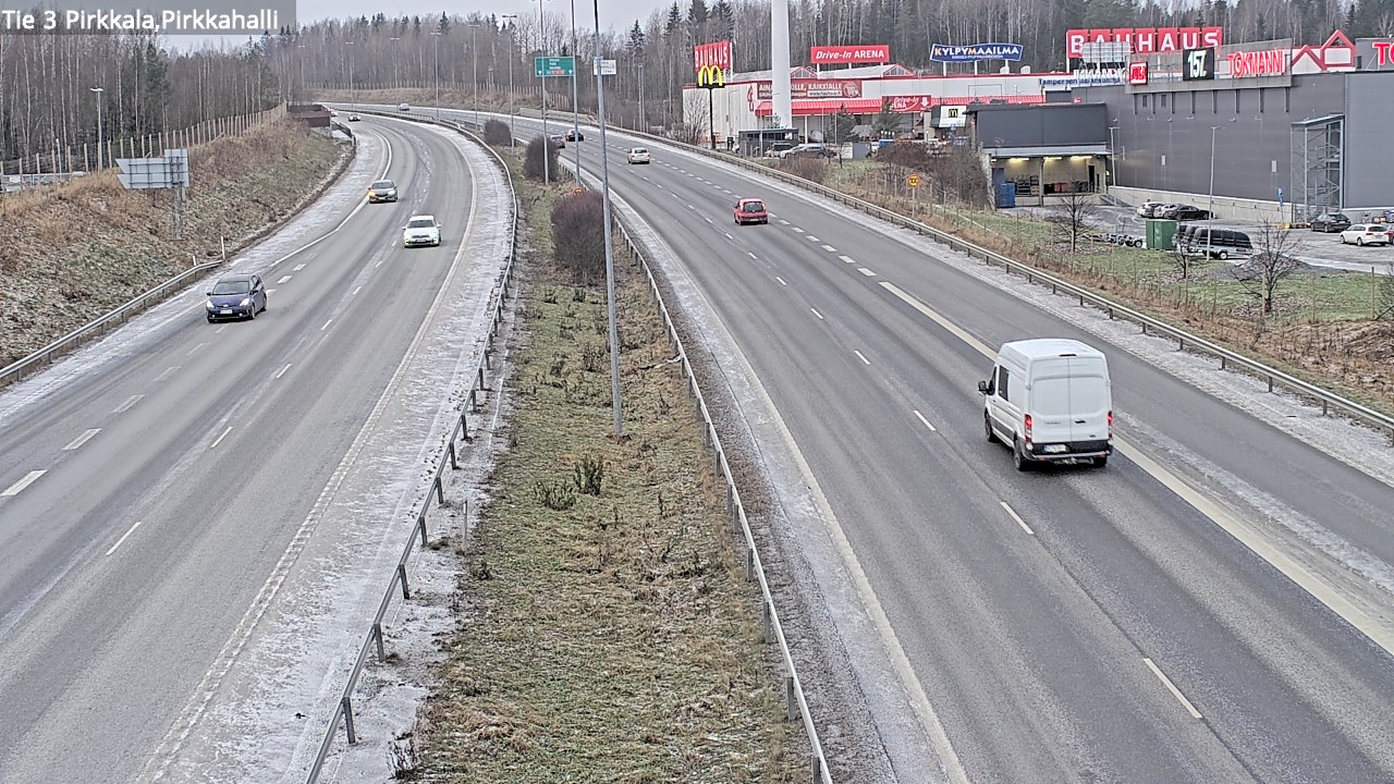 Kelikamerat Kuva Tie 3 Pirkkala, Pirkkahalli, Pirkkala, Pirkanmaa