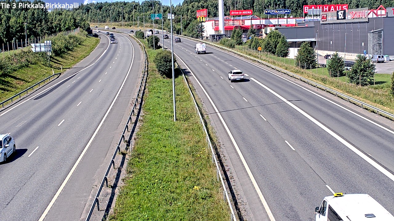 Kelikamerat Kuva Tie 3 Pirkkala, Pirkkahalli, Pirkkala, Pirkanmaa