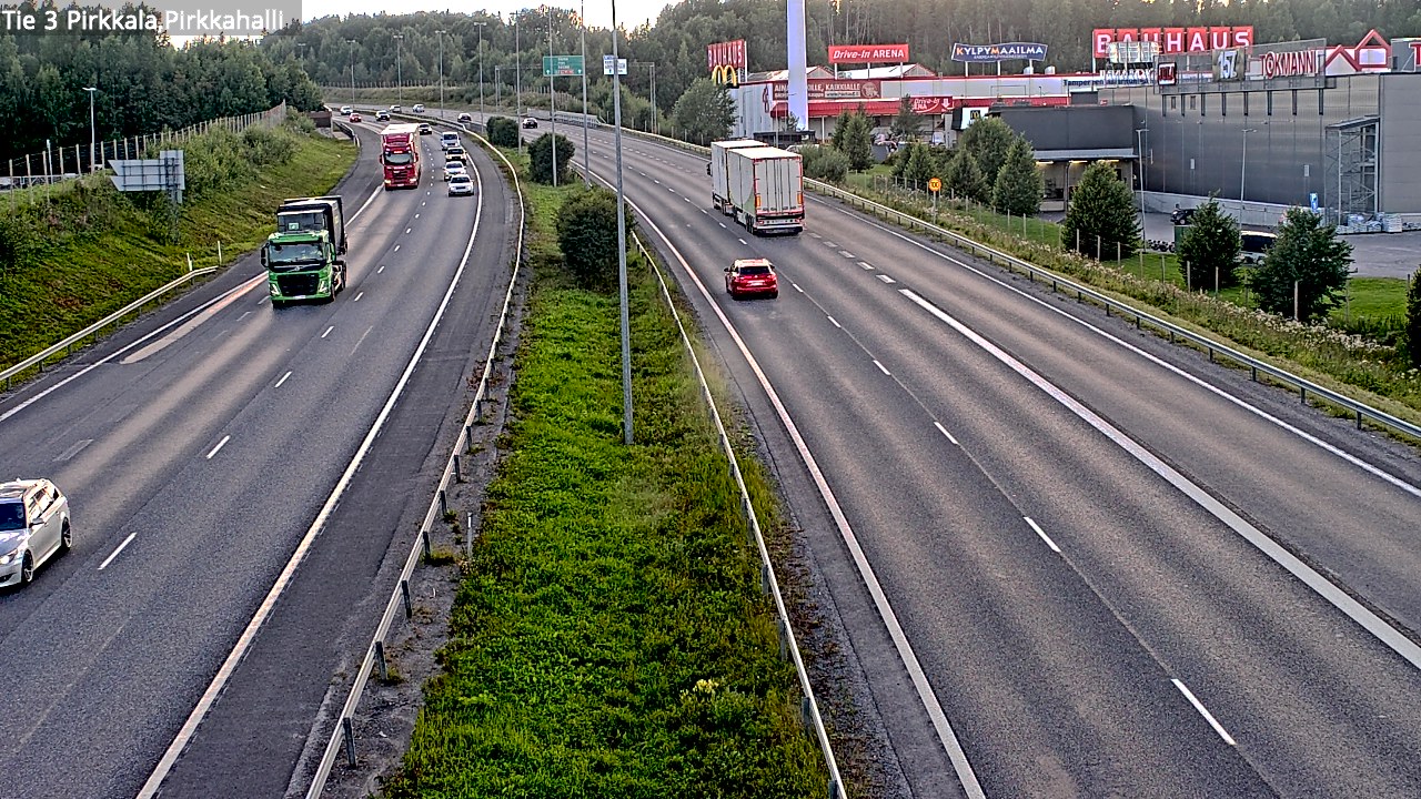 Kelikamerat Kuva Tie 3 Pirkkala, Pirkkahalli, Pirkkala, Pirkanmaa