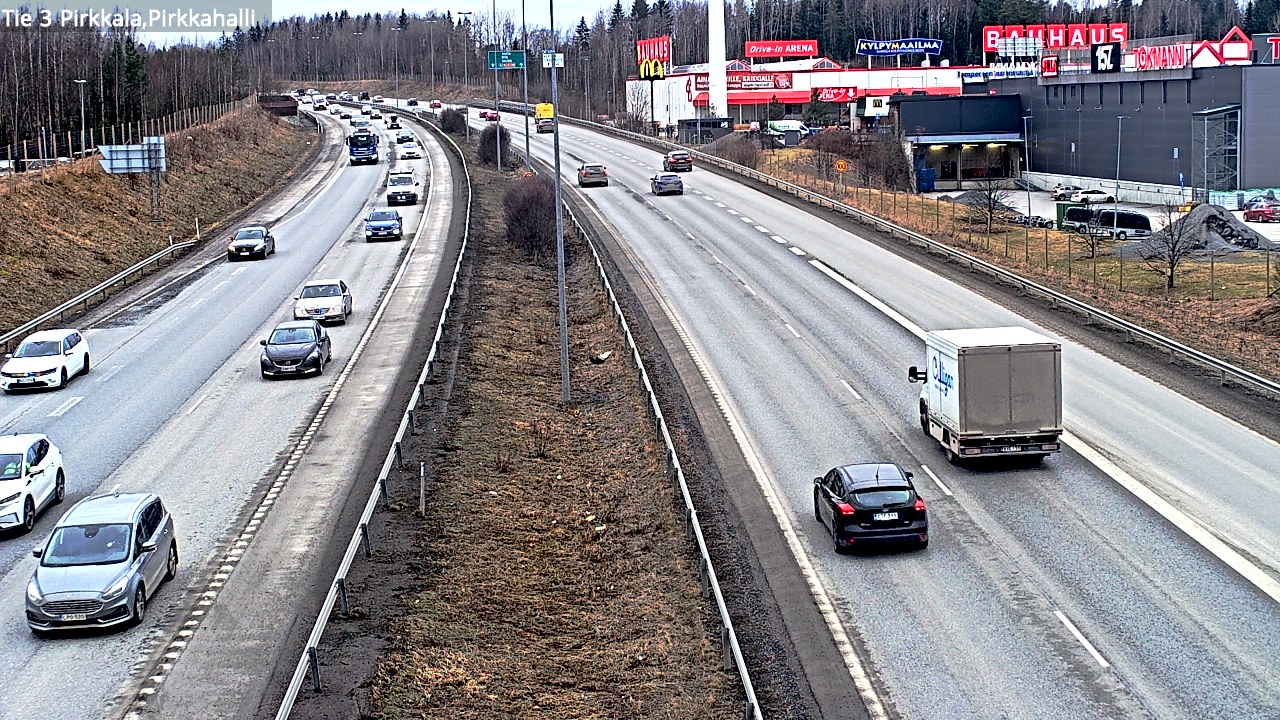 Kelikamerat Kuva Tie 3 Pirkkala, Pirkkahalli, Pirkkala, Pirkanmaa