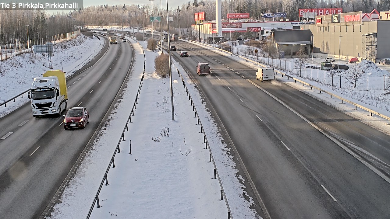 Kelikamerat Kuva Tie 3 Pirkkala, Pirkkahalli, Pirkkala, Pirkanmaa