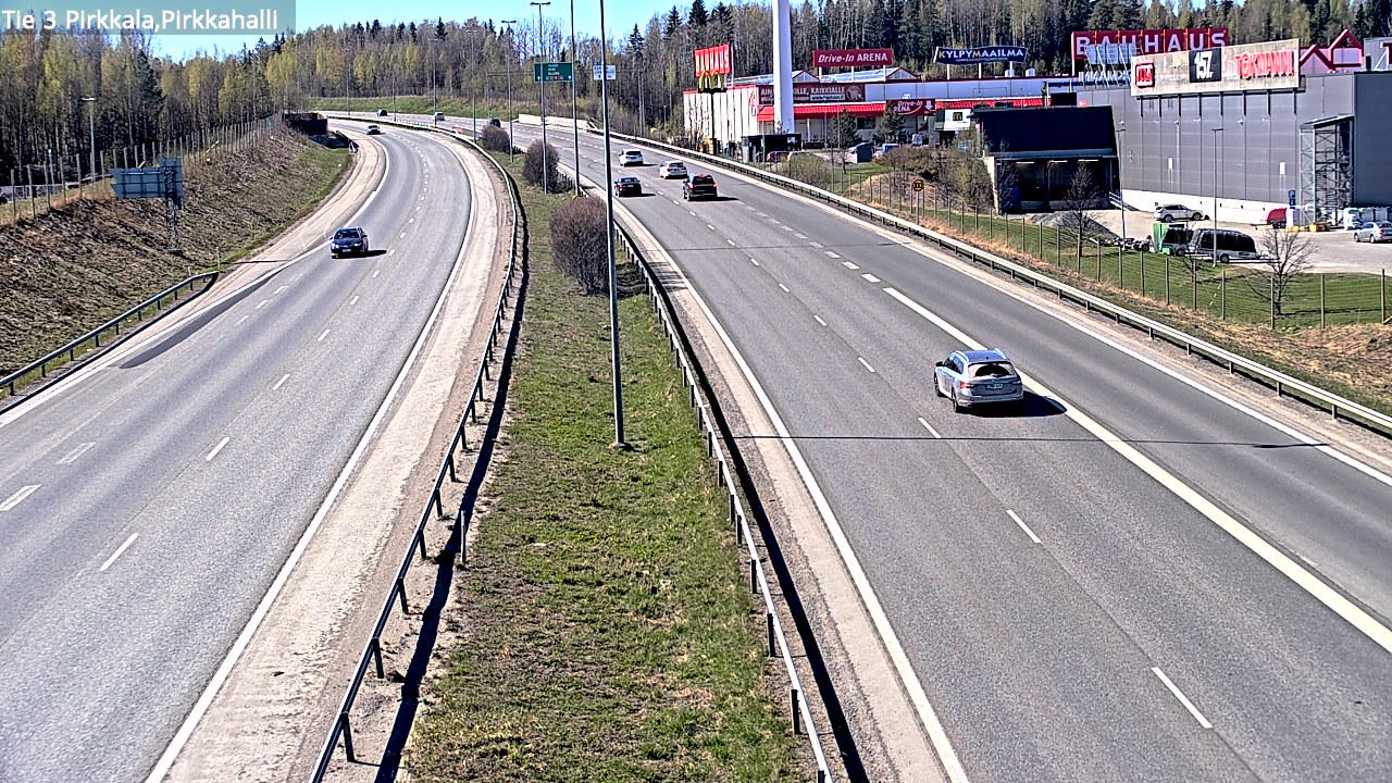Weather Camera Image Road 3 Pirkkala, Pirkkahalli, Pirkkala, Pirkanmaa