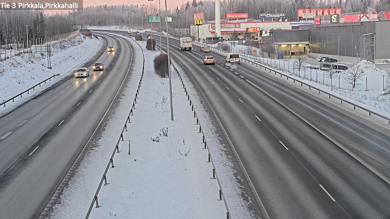 Kelikamerat Kuva Tie 3 Pirkkala, Pirkkahalli, Pirkkala, Pirkanmaa