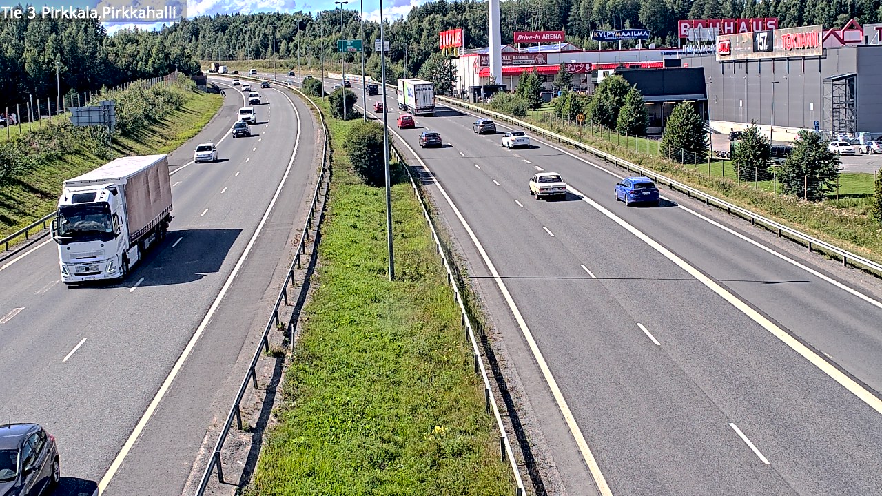 Kelikamerat Kuva Tie 3 Pirkkala, Pirkkahalli, Pirkkala, Pirkanmaa