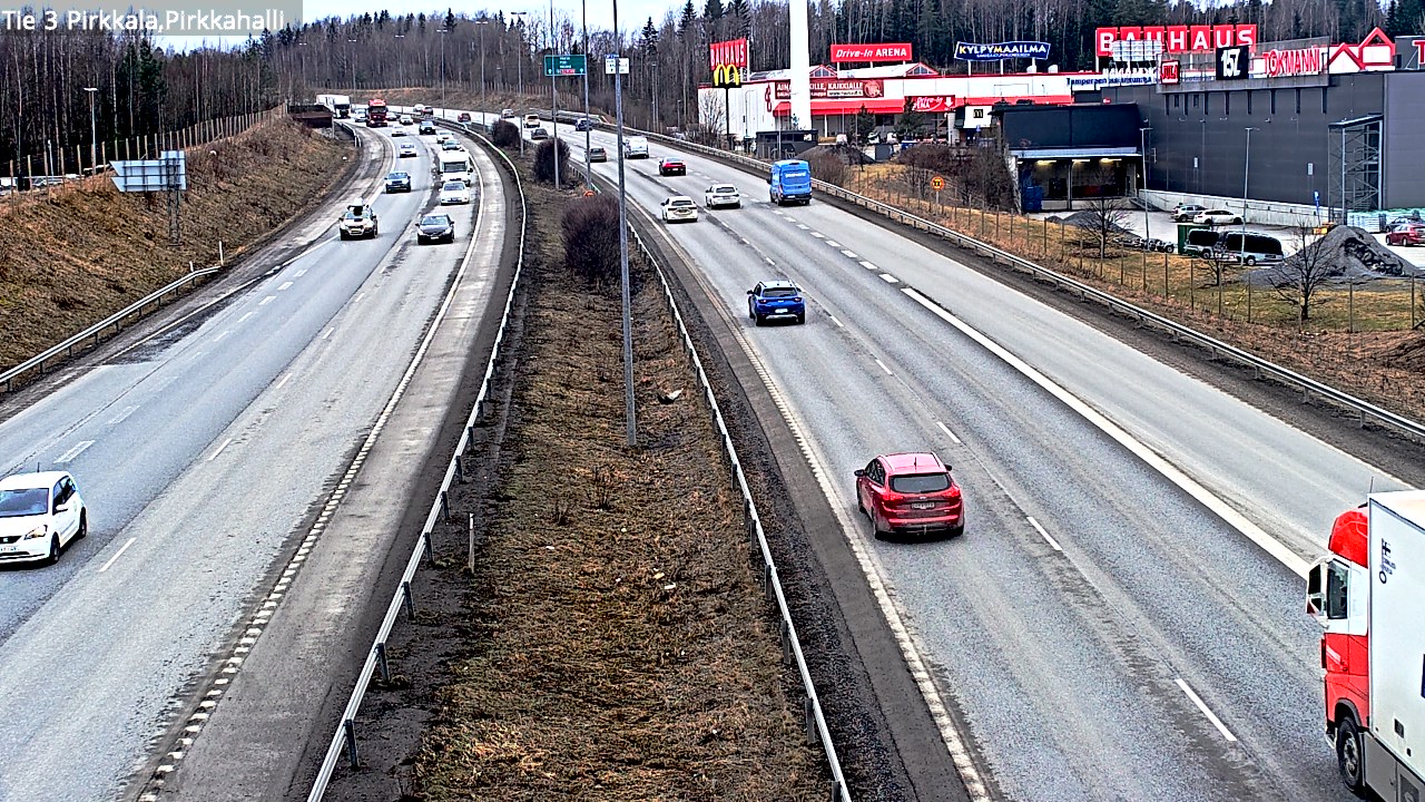 Kelikamerat Kuva Tie 3 Pirkkala, Pirkkahalli, Pirkkala, Pirkanmaa