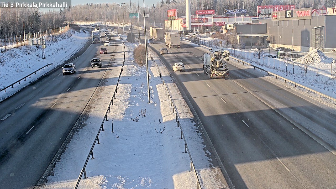 Weather Camera Image Väg 3 Birkala, Pirkkahalli, Pirkkala, Pirkanmaa