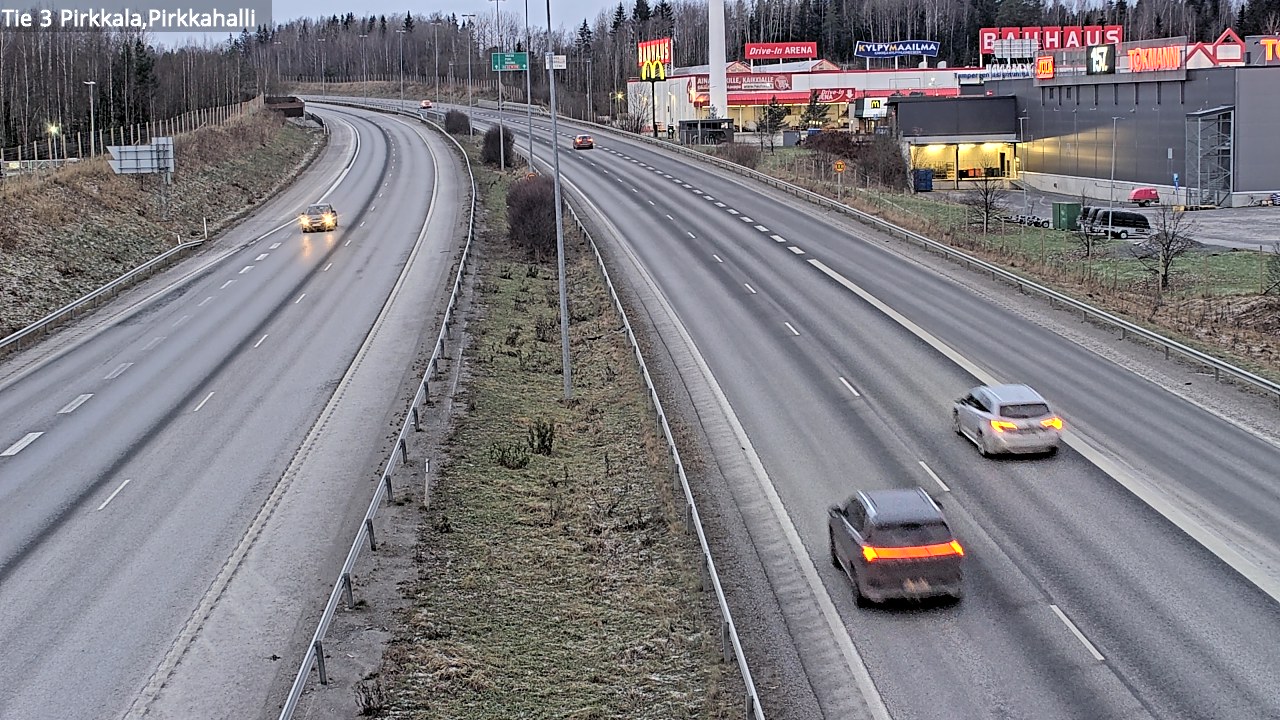 Kelikamerat Kuva Tie 3 Pirkkala, Pirkkahalli, Pirkkala, Pirkanmaa