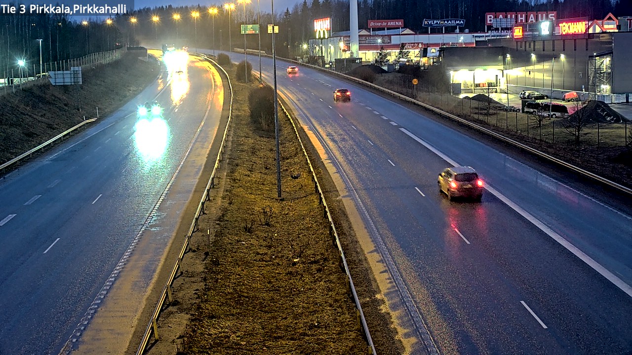 Kelikamerat Kuva Tie 3 Pirkkala, Pirkkahalli, Pirkkala, Pirkanmaa