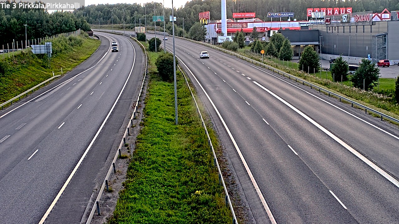 Kelikamerat Kuva Tie 3 Pirkkala, Pirkkahalli, Pirkkala, Pirkanmaa