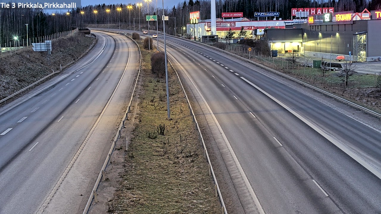 Kelikamerat Kuva Tie 3 Pirkkala, Pirkkahalli, Pirkkala, Pirkanmaa