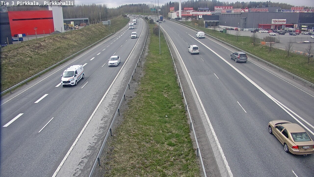 Weather Camera Image Väg 3 Birkala, Pirkkahalli, Pirkkala, Pirkanmaa