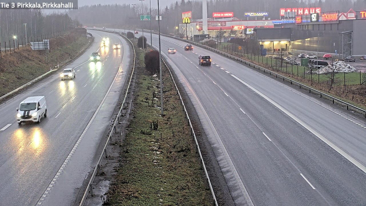 Weather Camera Image Väg 3 Birkala, Pirkkahalli, Pirkkala, Pirkanmaa