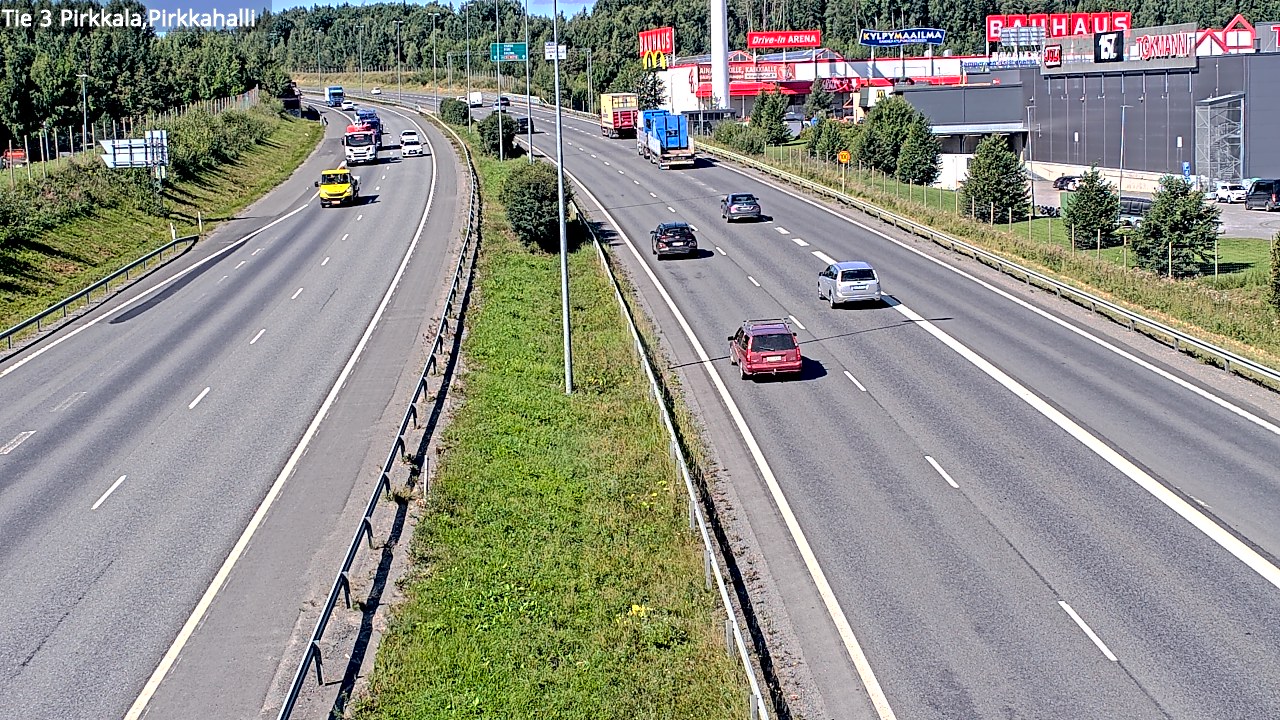 Kelikamerat Kuva Tie 3 Pirkkala, Pirkkahalli, Pirkkala, Pirkanmaa