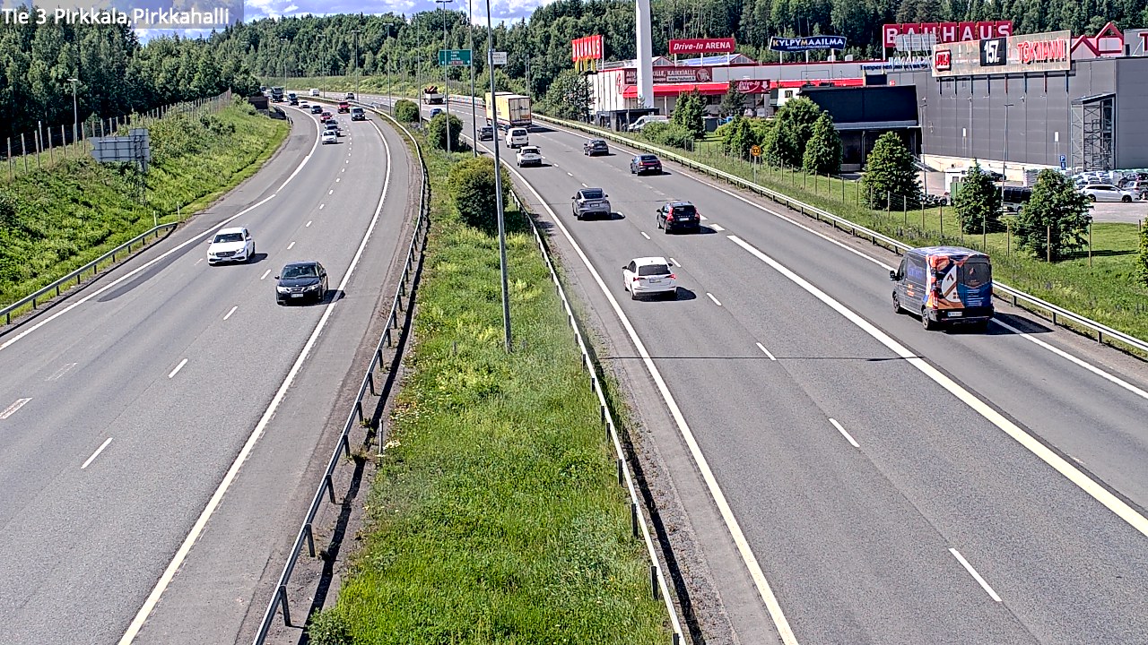 Kelikamerat Kuva Tie 3 Pirkkala, Pirkkahalli, Pirkkala, Pirkanmaa