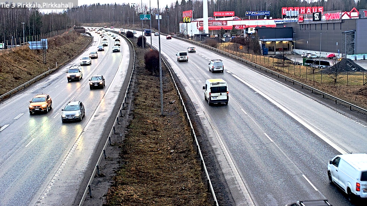 Kelikamerat Kuva Tie 3 Pirkkala, Pirkkahalli, Pirkkala, Pirkanmaa