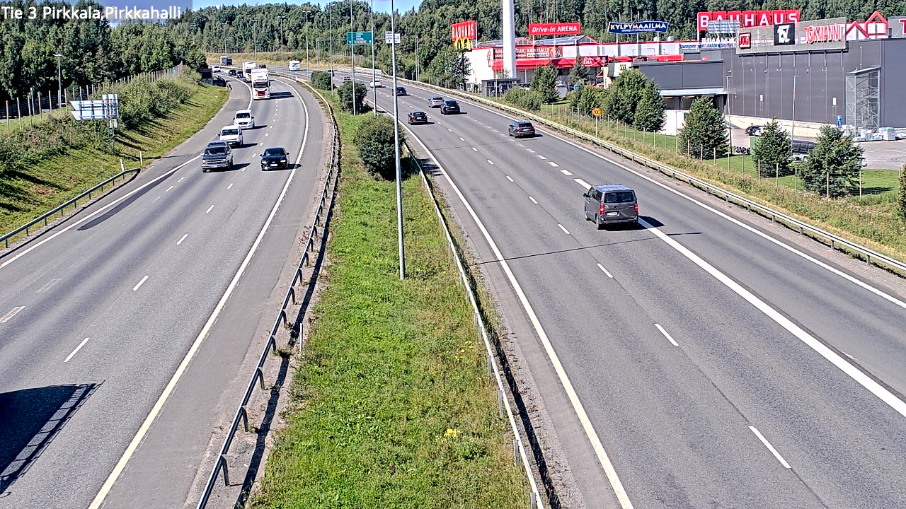 Kelikamerat Kuva Tie 3 Pirkkala, Pirkkahalli, Pirkkala, Pirkanmaa