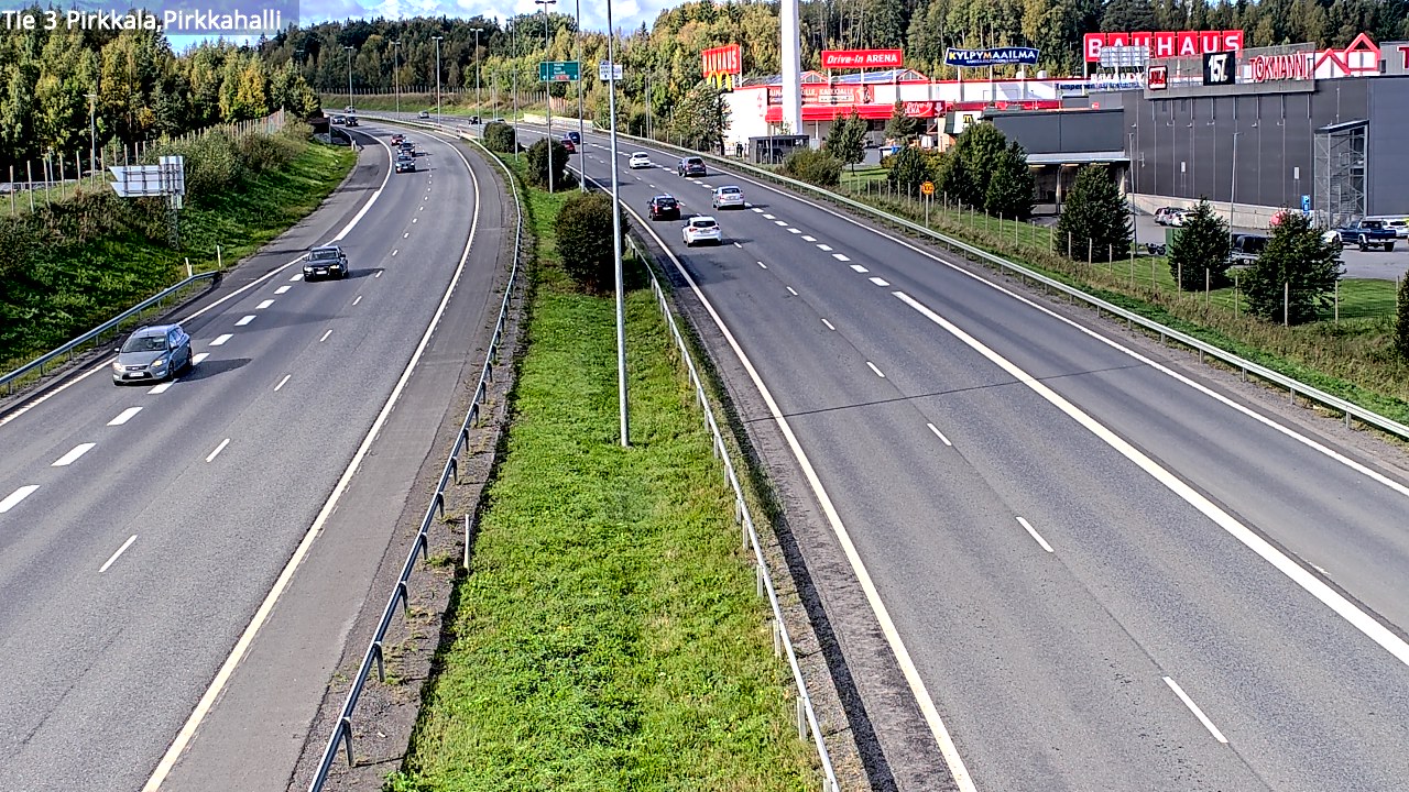 Kelikamerat Kuva Tie 3 Pirkkala, Pirkkahalli, Pirkkala, Pirkanmaa