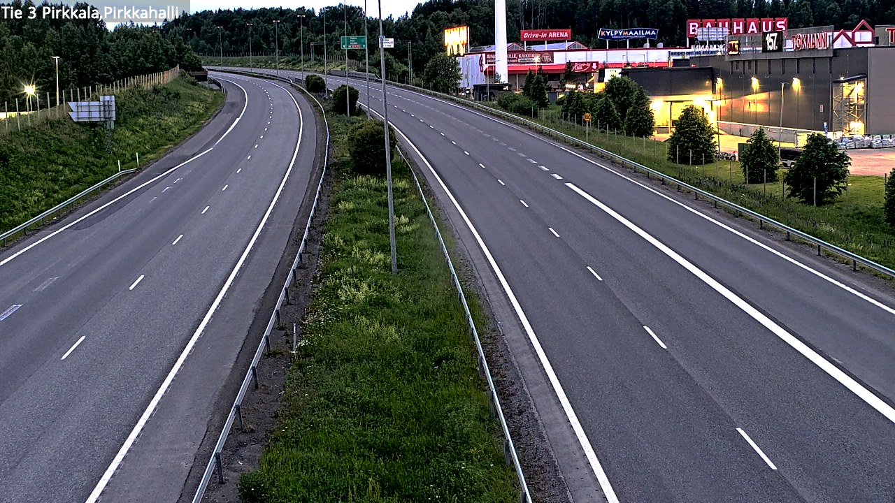Kelikamerat Kuva Tie 3 Pirkkala, Pirkkahalli, Pirkkala, Pirkanmaa