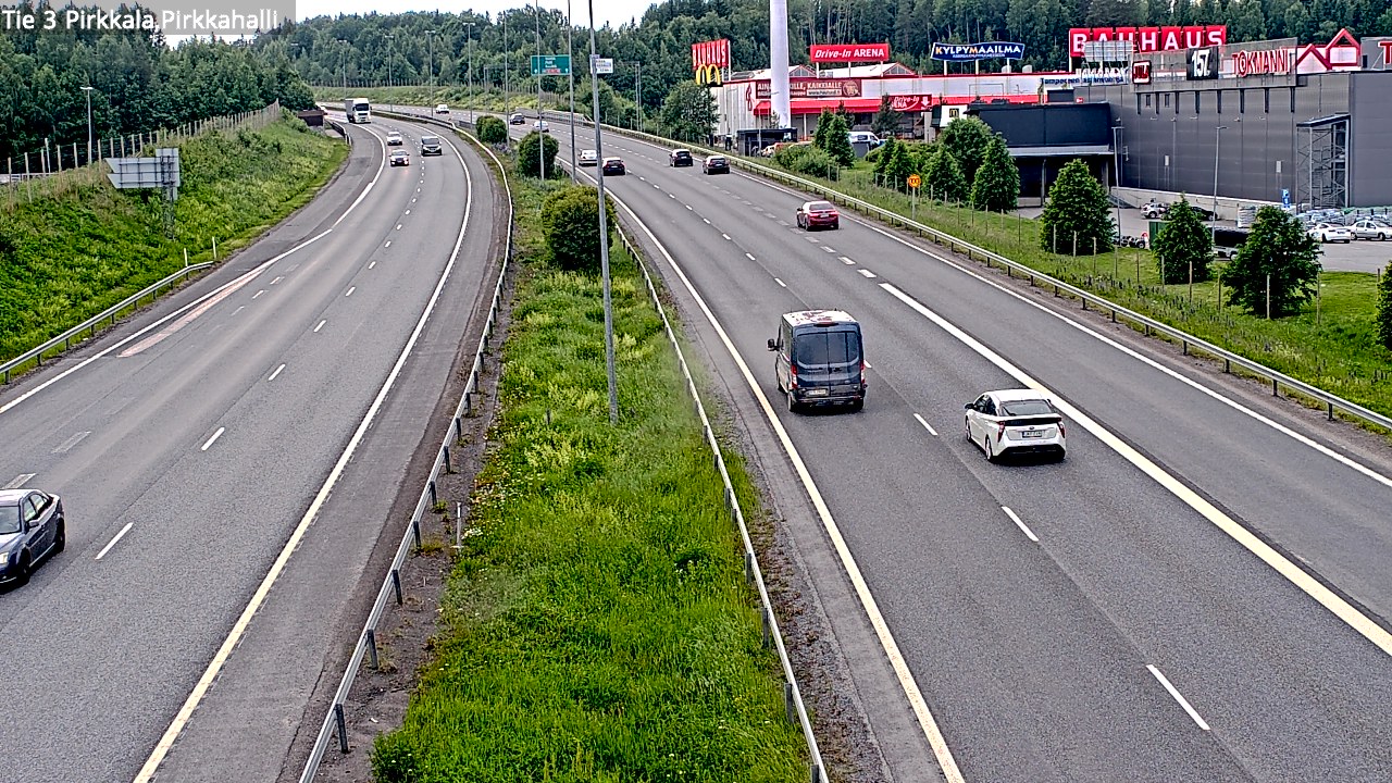 Kelikamerat Kuva Tie 3 Pirkkala, Pirkkahalli, Pirkkala, Pirkanmaa