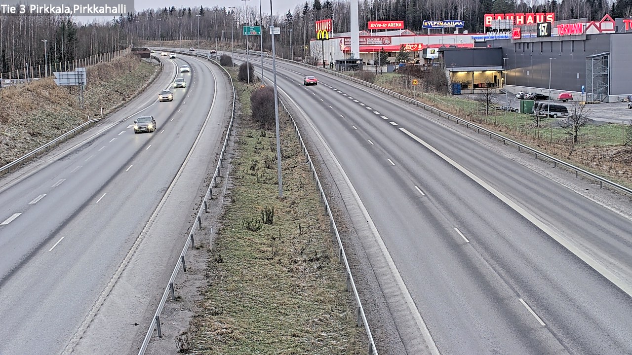Kelikamerat Kuva Tie 3 Pirkkala, Pirkkahalli, Pirkkala, Pirkanmaa