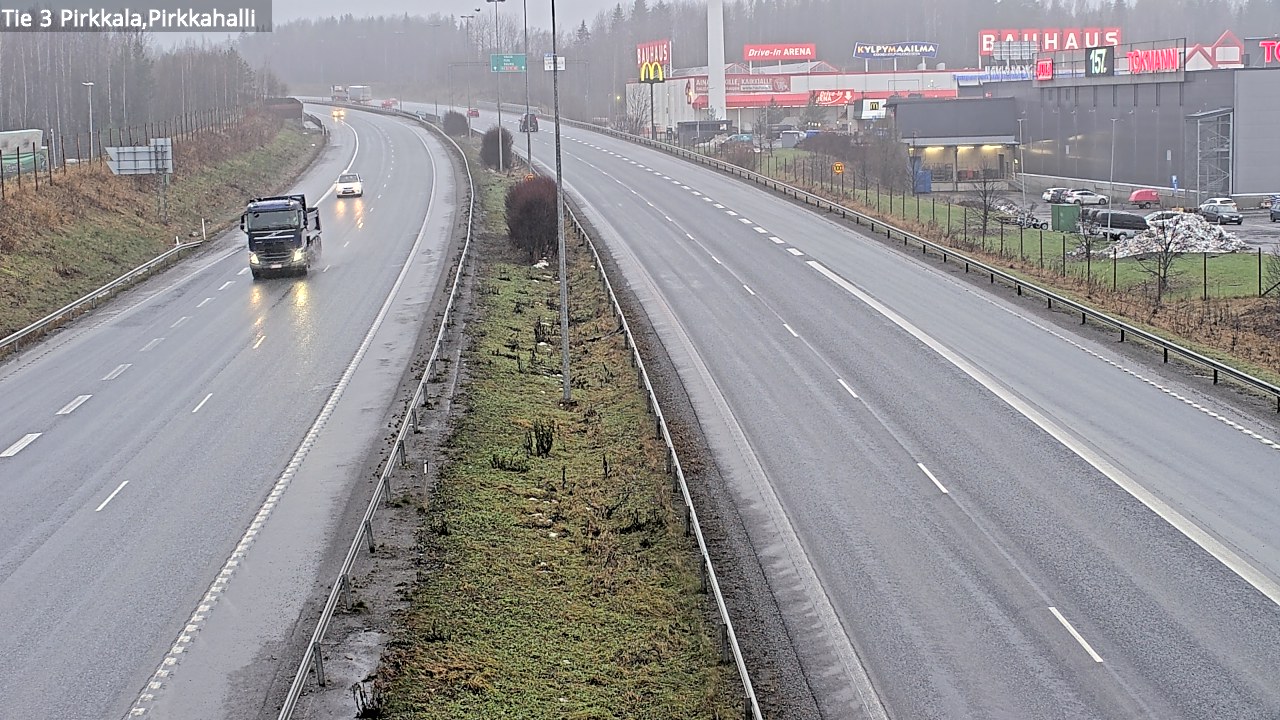 Weather Camera Image Väg 3 Birkala, Pirkkahalli, Pirkkala, Pirkanmaa