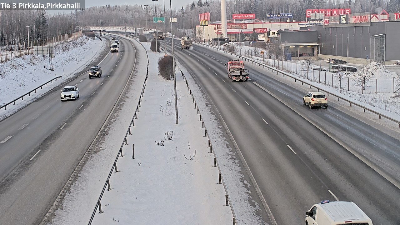 Weather Camera Image Väg 3 Birkala, Pirkkahalli, Pirkkala, Pirkanmaa