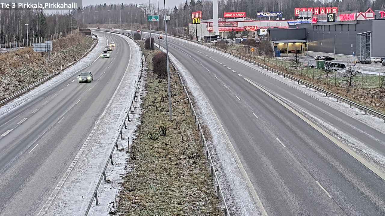 Kelikamerat Kuva Tie 3 Pirkkala, Pirkkahalli, Pirkkala, Pirkanmaa